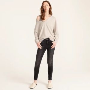 9" high-rise toothpick jean in Charcoal wash size 29